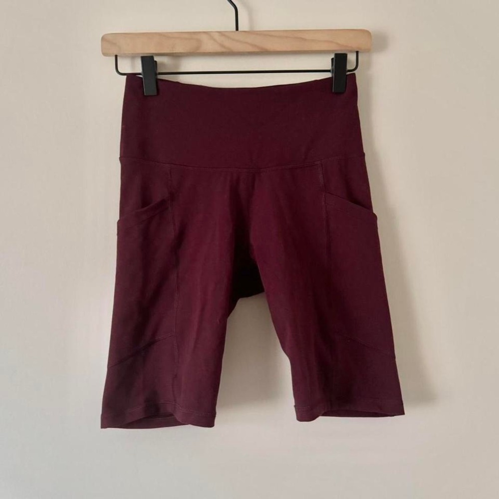 Banana Republic Biker Short Burgundy Red XS